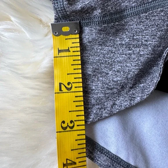 Lululemon Speed Up Short Heather Lux Multi Black / Black Size 6 - Picture 16 of 16